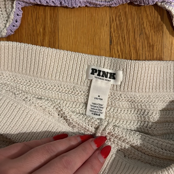 VICTORIAS SECRET• crochet butterfly top and short set - Picture 6 of 8